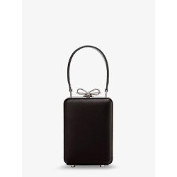 Satin shoulder bag with crystals