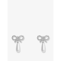 Silver brass earrings