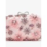 Clutch bag with crystals