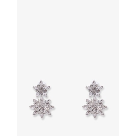 Silver brass earrings