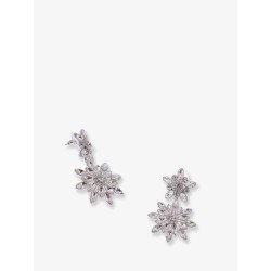 Silver brass earrings