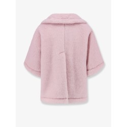 Mxacorvino1 alpaca and virgin wool fur cape