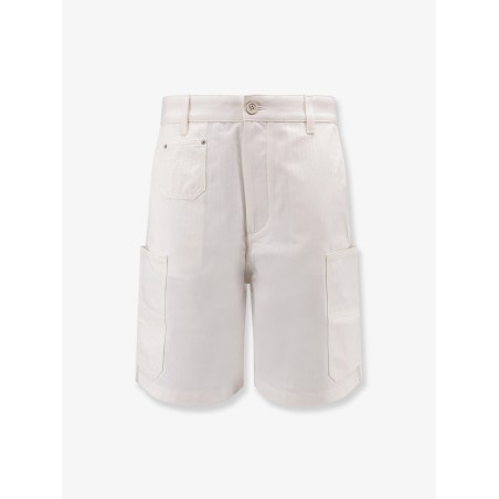 Cotton bermuda shorts with Logo embroidery