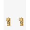 Givenchy Tape metal earrings with gold finishes
