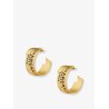 Givenchy Tape metal earrings with gold finishes