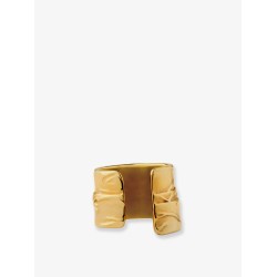 Metal Givenchy Tape Earcuff with gold finishes