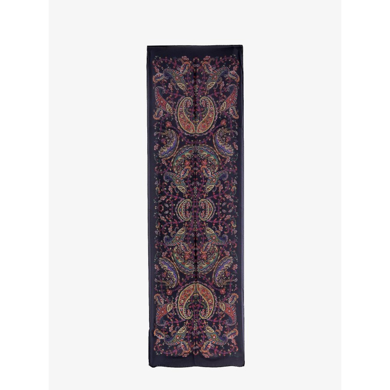 Multicolor silk scarf