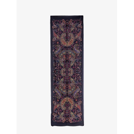 Multicolor silk scarf