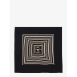 Centered Monogram silk foulard