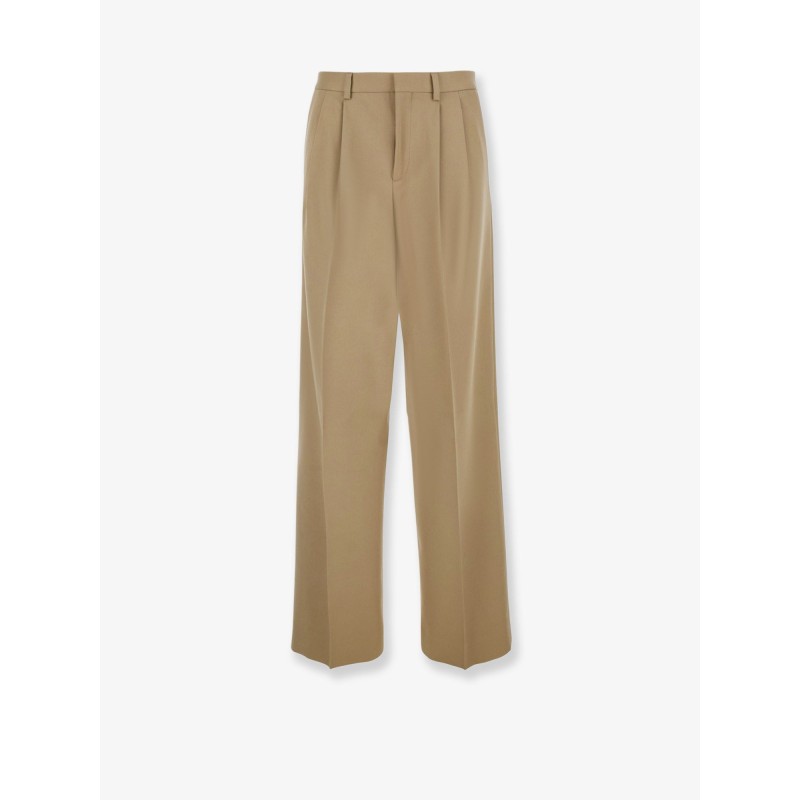 Wool and cotton trousers