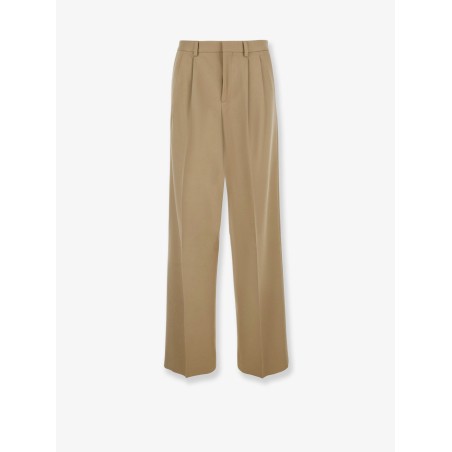 Wool and cotton trousers