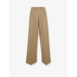 Wool and cotton trousers