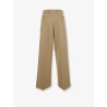 Wool and cotton trousers