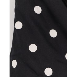 Polka-dots cotton mini dress