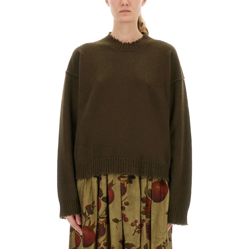 CASHMERE SWEATER WITH BANGS