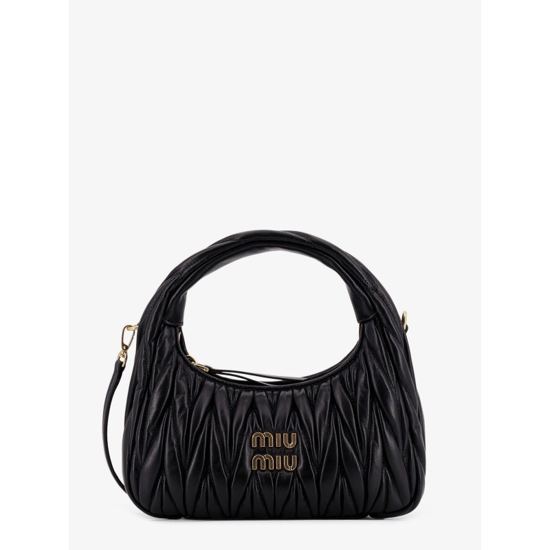 Wander matelassé leather shoulder bag