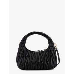 Wander matelassé leather shoulder bag