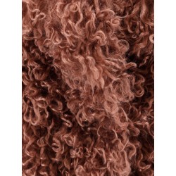 Faux shearling peacoat