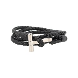 BRAIDED LEATHER BRACELET