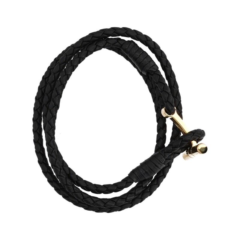 BRAIDED LEATHER BRACELET