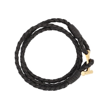 BRAIDED LEATHER BRACELET