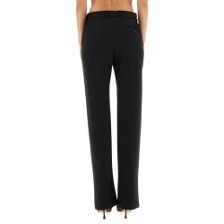 WOOL GABARDINE TAILORED PANTS
