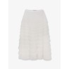 Flounced voile skirt