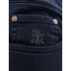 Traditional Fit cotton trousers