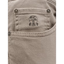 Traditional Fit cotton trousers