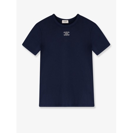 Cotton blend t-shirt with Triomphe logo