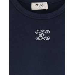 Cotton blend t-shirt with Triomphe logo