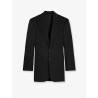 Single-breasted wool blazer