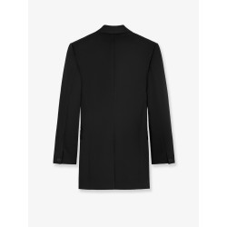 Single-breasted wool blazer