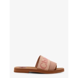 Woody linen sandals