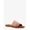 Woody linen sandals