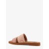 Woody linen sandals