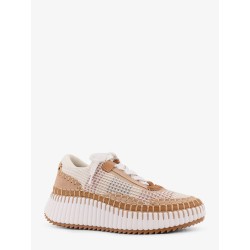 Mesh Nama low-top sneakers with suede inserts