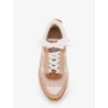 Mesh Nama low-top sneakers with suede inserts