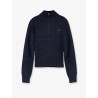 Cotton sweater with contrasting logo