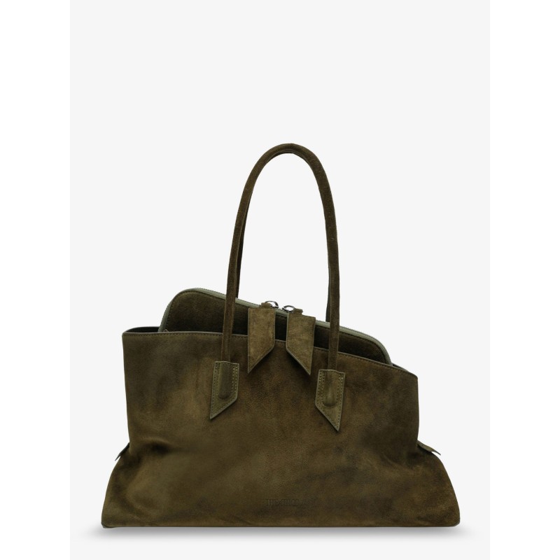 La Passeggiata suede shoulder bag