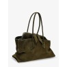 La Passeggiata suede shoulder bag