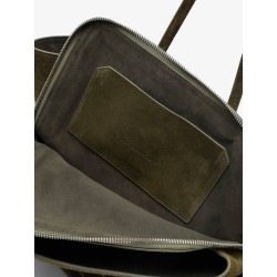 La Passeggiata suede shoulder bag