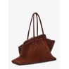 La Passeggiata suede shoulder bag