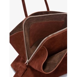La Passeggiata suede shoulder bag