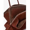 La Passeggiata suede shoulder bag