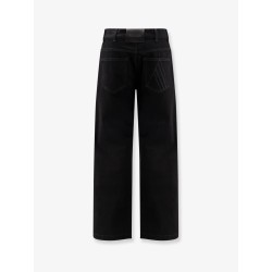 Black denim trousers