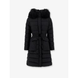 Khloesse nylon long down jacket