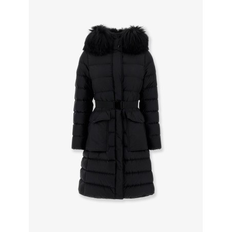 Khloesse nylon long down jacket