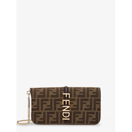 Wallet On Chain FF Jacquard Fabric wallet/bag