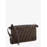 Simply Medium FF Jacquard Fabric crossbody bag